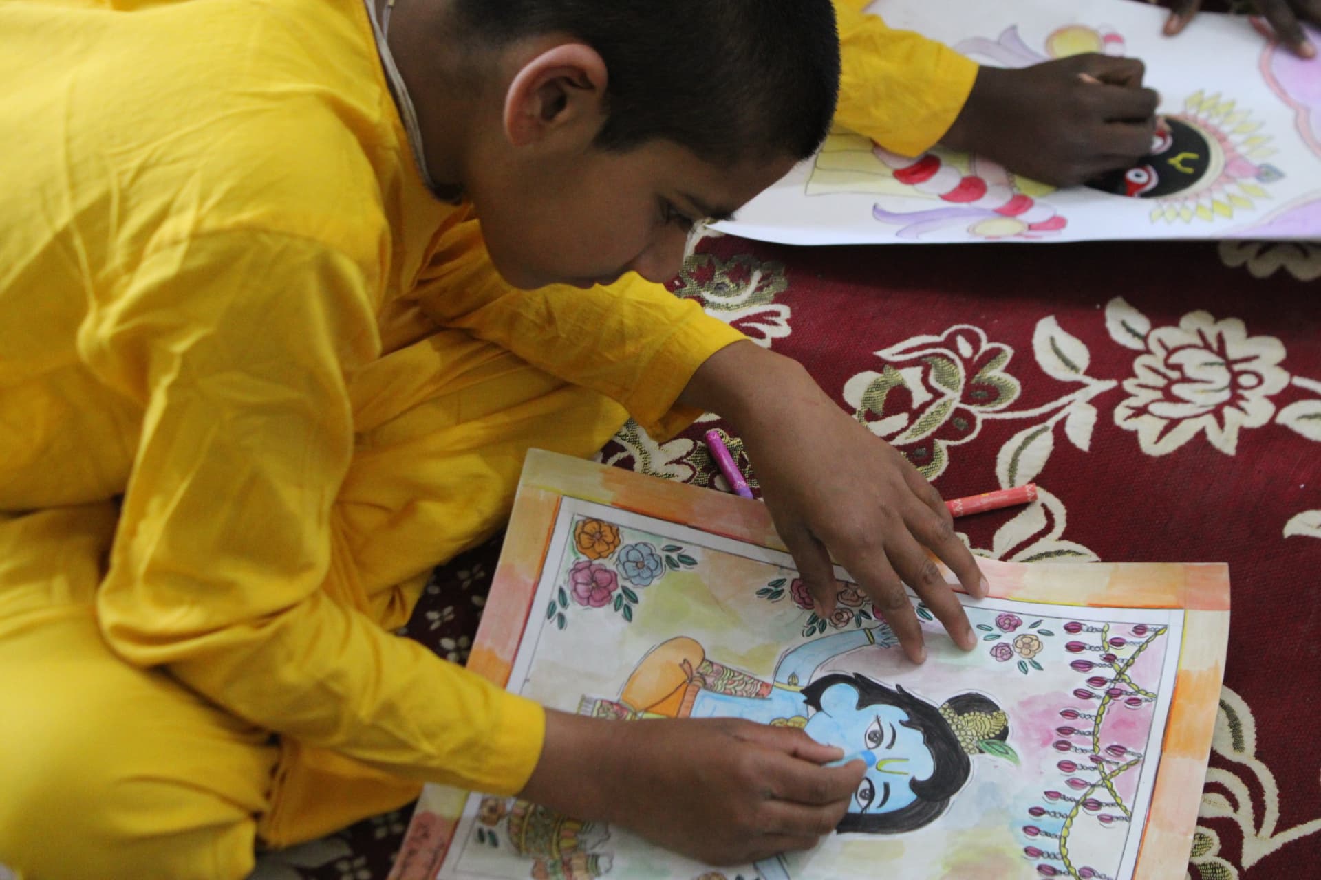 Students at Srila Prabhupada Vedic Gurukul